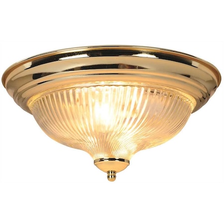 12-3/4 in. Surface Mount Fixture Polished Brass Uses Two 75W Incandescent Medium Base Lamps -  MONUMENT, 671358